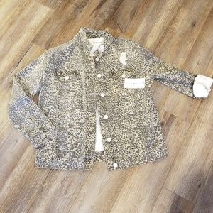 NWT | Ashley Mason | Distressed Jacket | Medium